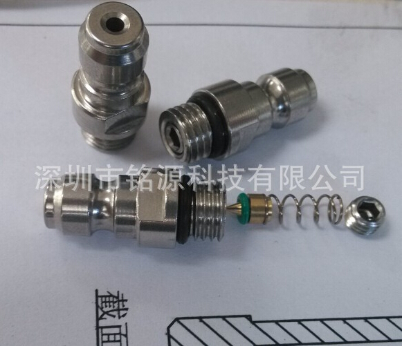 不锈钢快接8mm公头